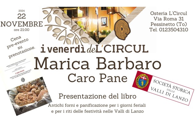 22 Novembre 2024 - Marica Barbaro - Caro Pane - presentazione del libro