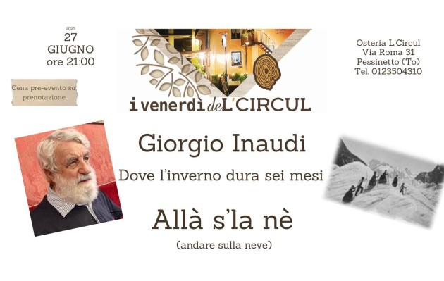 27 Giugno 2025 - Giorgio Inaudi - Allà s'la nè