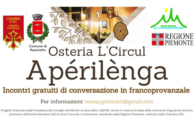 APERILENGA - APERITIVO IN FRANCOPROVENZALE