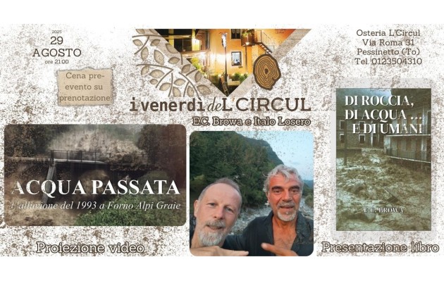 29 Agosto 2025 - Acqua passata e Di Roccia, di acqua e di umani
