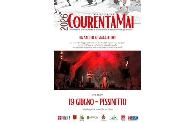 19 giugno 2026 - CourentaMai - Un saluto ai viaggiatori