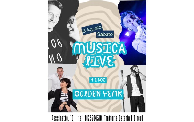 8 Agosto 2026 - Golden Year musica live